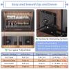 2 Tier Pull Out Cabinet Organizer 10 Inch Wide, Drop Down Shelf Blind Pull-Down Dish And Spice Rack, Space Saving Inner Storage for Kitchen Appliance Lift Upper Cabinet(32x10.2x20.8in/81x26x53cm) view 3