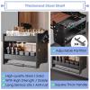 2 Tier Pull Out Cabinet Organizer 10 Inch Wide, Drop Down Shelf Blind Pull-Down Dish And Spice Rack, Space Saving Inner Storage for Kitchen Appliance Lift Upper Cabinet(32x10.2x20.8in/81x26x53cm) view 4