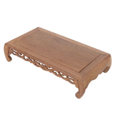 CORHAD Wooden Base Riser Vase Stand Figurine Display Stand Statue Display Base Decor