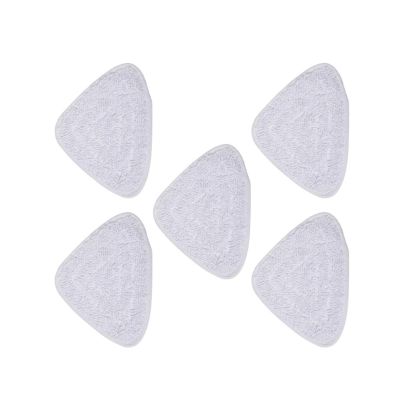 MUWAND 5 Pieces Microfiber Steam Mop Pad,Steam Cleaner Parts Triangle Replacement Cloths, Compatible for Vileda