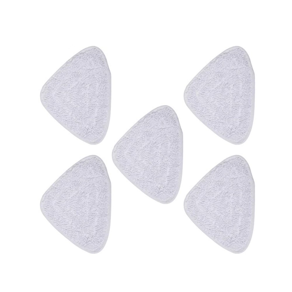 MUWAND 5 Pieces Microfiber Steam Mop Pad,Steam Cleaner Parts Triangle Replacement Cloths, Compatible for Vileda