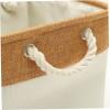 VILLFUL Laundry Basket Handle Tall Laundry Bin Boys and Girls Toy Storage Basket view 3