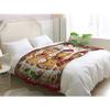 FJWXCBD Christmas Blanket, Cute Gingerbread Fleece Throw Blanket King Size for Couch Bed Sofa, Xmas Holiday Blankets and Throws, Decor & Gifts, Super Soft Plush Flannel Blanket, 108x90 view 3