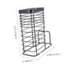 Hoement Kitchen Cutter Stand Knife Holder for Counter Cooking Utensil Rack Storage view 2