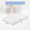 BestMassage | 6 Inch Full Mattress | Gel Memory Foam | Medium Firm Feel | White | Bed in a Box, CertiPUR-US Certified | Pressure Relief, Cooling Ventilated Foam | Breathable Knit Cover view 2