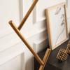 JOMRTS Coat Rack Coat Tree Branch Coat Rack Bedroom Floor Metal Creative Coat Rack Stand Living Room Vertical Light Luxury Coat Hanger Holder Coat Racks Free Standing (Gold) view 4