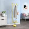 JOMRTS Coat Rack Free Standing Coat Rack Bedroom Hanger Metal Floor Coat Rack Coat Stand for Clothes, Hats Etc Tree Coat Rack Stand (Rose Gold) view 3