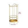 JOMRTS Heavy Duty Indoor Umbrella Stand with Drip Tray Stylish Free Standing Rack for Entryway Holds 10-15 Umbrellas (B 27 cm x 60 cm) view 2