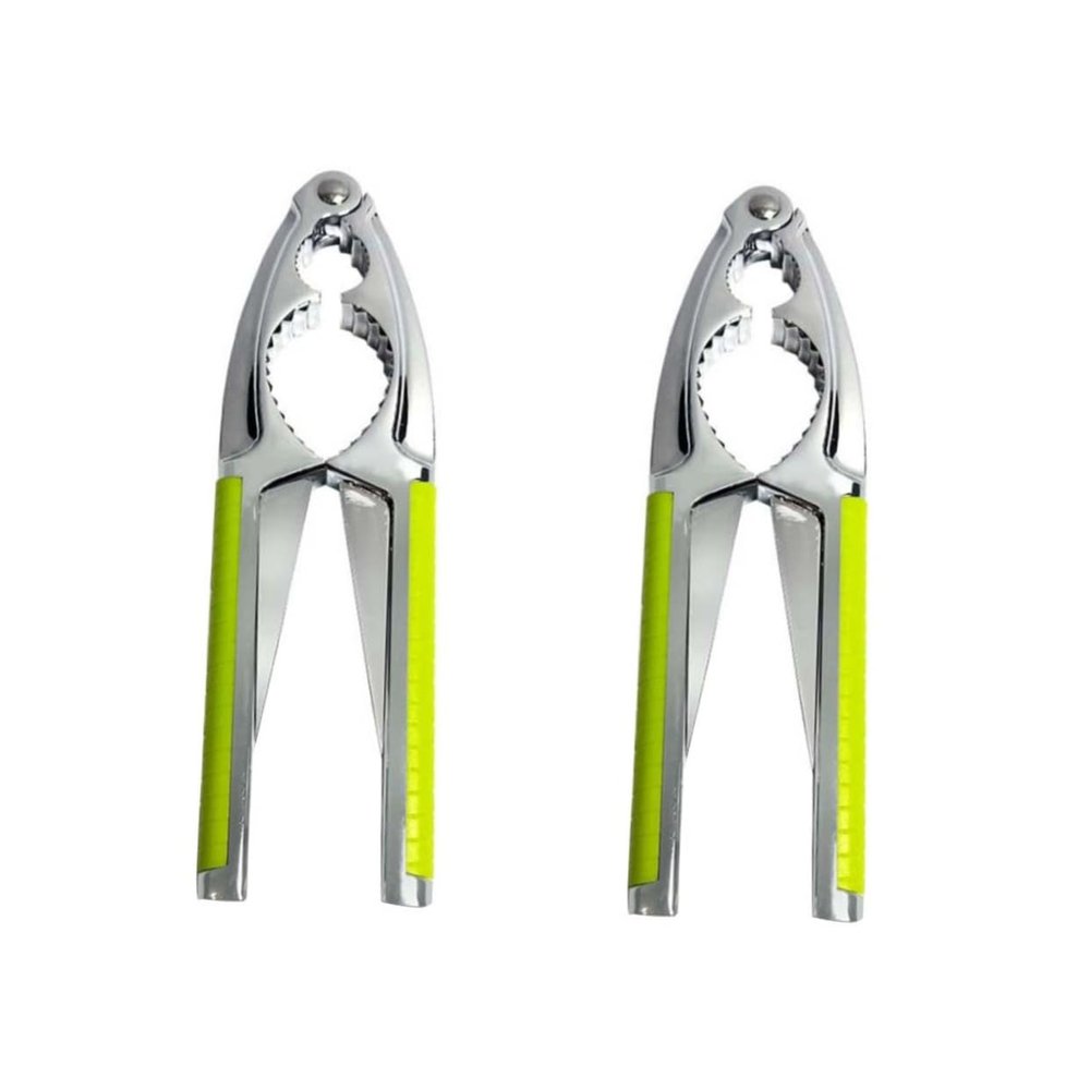 NAMOARLY 2 Pcs Nut Cracker for Walnuts Nut Opener Tool Portable Easy to Use Non-slip Abs Handle Kitchen Gadget