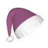 WHJWZY Christmas hat for Adult - Festive Accessory | Halloween, Annual Ceremonies, Holiday Parties Solid color grape red Printing view 2