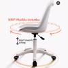 MDWUGZSY Office Chair,Home Office Chair,Computer Chair Swivel Flip Chair Adjustable Armless Wheels for Narrow Space/I view 3