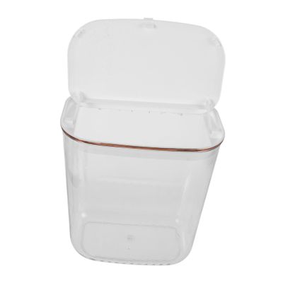 CAXUSD Bathroom Wall Mounted Laundry Basket Lid Large Lidded Hamper for Efficient Clothes Storage Bathroom Laundry