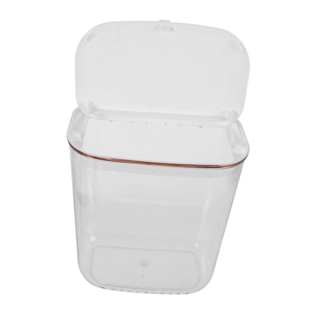 CAXUSD Bathroom Wall Mounted Laundry Basket Lid Large Lidded Hamper for Efficient Clothes Storage Bathroom Laundry