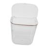 CAXUSD Bathroom Wall Mounted Laundry Basket Lid Large Lidded Hamper for Efficient Clothes Storage Bathroom Laundry view 1