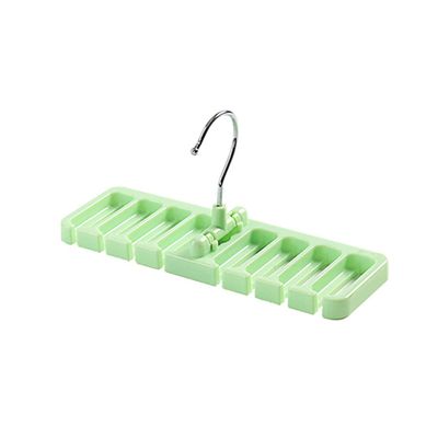 ABOOFAN Necktie Belt Hanger Rack 8 Tie Capacity Tie Scarf Organizer Anti-Slip Holder Compact Design Fits Closet Rod