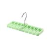 ABOOFAN Necktie Belt Hanger Rack 8 Tie Capacity Tie Scarf Organizer Anti-Slip Holder Compact Design Fits Closet Rod view 1