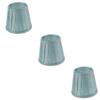 MERRYHAPY 3pcs European Style Cloth Lampshade for Chandelier Elegant Pleated Design for Decor Easy Installation Mediterranean Green Stylish Light Cover view 1
