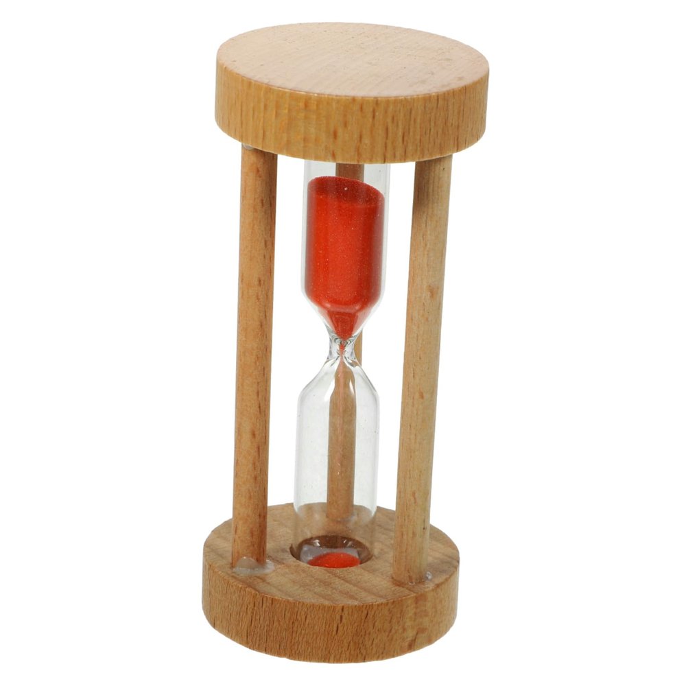 FELTECHELECTR Wooden Sandglass Hourglass Countdown Timer Decorative Sand Decor for Home Office