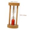 FELTECHELECTR Wooden Sandglass Hourglass Countdown Timer Decorative Sand Decor for Home Office view 2
