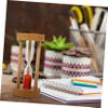 FELTECHELECTR Wooden Sandglass Hourglass Countdown Timer Decorative Sand Decor for Home Office view 4