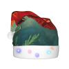 Juandeng Poppy Flower Adult Led Christmas Hatplush Santa Hat Costume Headwear Perfect For Festive Parties view 2