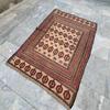 4 x 6 feet Afghan Handmade Adraskan Rug  189x129 cm  Mashwani Gul Barjista Design view 2