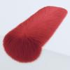 FabricLA Red Faux Fur Accent Cut 12 x 30 Inches with Rounded Edges for Holiday & Christmas Decor view 1
