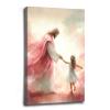 ANGRAS Jesus and little girl wall art Christmas Jesus print Christmas painting Christmas wall decor art view 1