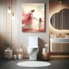 ANGRAS Jesus and little girl wall art Christmas Jesus print Christmas painting Christmas wall decor art view 3