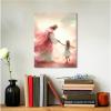 ANGRAS Jesus and little girl wall art Christmas Jesus print Christmas painting Christmas wall decor art view 4
