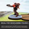 MDF Movement Trays - Customizable Tabletop Base with Slots for Miniatures, Figures & Models (40mm) view 3