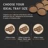 MDF Movement Trays - Customizable Tabletop Base with Slots for Miniatures, Figures & Models (40mm) view 4