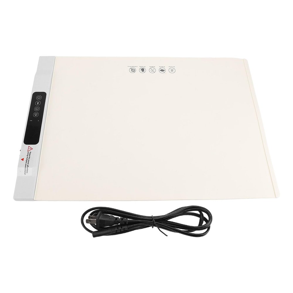 Food Warming Mat, Countertop Heating Warmer Tray, Foldable Multifunctional Pad for Daily Meals Gatherings with Accurate Temperature Control (US Plug 110V)