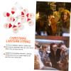 CAXUSD Led Santa Claus String Lights 10 Lamps Decorative Lights for Indoor Outdoor Christmas Decor view 3