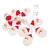 JEWEDECO Christmas Santa Claus Led Lights Energy Efficient Santa String Lights 10 Lamps Decorate Your Home 0.5w view 1