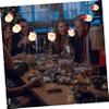 JEWEDECO Christmas Santa Claus Led Lights Energy Efficient Santa String Lights 10 Lamps Decorate Your Home 0.5w view 4