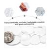 HOMOCONO Transparent Anti-Slip Bathroom Shower Mat Bath Pad with Flexible Design Non-Skid Surface Easy to Clean for Safe Use Bathtubs and Showers view 4