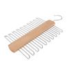 HOOTNEE Beech Wood Tie Racks Standard Coat Rack Hooks Easy Install Multi-Function view 1
