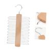 HOOTNEE Beech Wood Tie Racks Standard Coat Rack Hooks Easy Install Multi-Function view 4