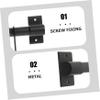 Unomor Kitchen Storage Wall Hanger with 7 Movable Hooks, Space Aluminum view 4