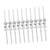 HOLIDYOYO 300pcs Crystal Curtain Link Replacement Clips Vertical Roller Blind Chain Connector for Home Office Use Fit for Roller Roman Vertical Blinds view 1