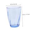 BEBEMOKO Acrylic Cup Shatterproof Water Glasses Wine Cup for Home Bar Restaurant Decor view 2