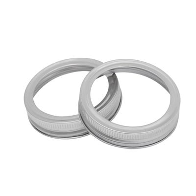 BEBEMOKO 24pcs Tinplate Wire Jar Hangers with Lid Rings Handle for Mason Jars Easy to Install for Outdoor Decor Weddings and Parties