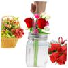 BEBEMOKO 24pcs Tinplate Wire Jar Hangers with Lid Rings Handle for Mason Jars Easy to Install for Outdoor Decor Weddings and Parties view 4