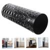 PRETYZOOM Iron Umbrella Holder Round Metal Storage Bucket for Entryway Hallway and Home Office Decor Multi-functional Umbrella Organizer Stylish Black Design view 2