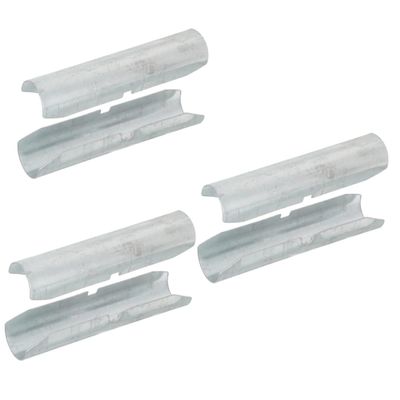 BIUDECO 6pcs Apartment Curtain Rod No Drill Extendable Curtain Rod Kit Joints Easy Install Drapery Accessories for Window