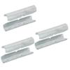 BIUDECO 6pcs Apartment Curtain Rod No Drill Extendable Curtain Rod Kit Joints Easy Install Drapery Accessories for Window view 1