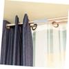 BIUDECO 6pcs Apartment Curtain Rod No Drill Extendable Curtain Rod Kit Joints Easy Install Drapery Accessories for Window view 2