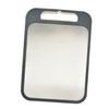 Hoement Stainless Steel Cutting Board Double-sided Food-grade Chopping Block for Kitchen Easy to Clean Space-saving Design Non-toxic Cooking Board for Meat and Veggies view 1