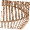 QUMIIRITY Woven Rattan Pendant Light Shade Handcrafted Rustic Lantern Lampshade for Ceiling Lighting for Dining Room Bedroom and Easy to Install view 2